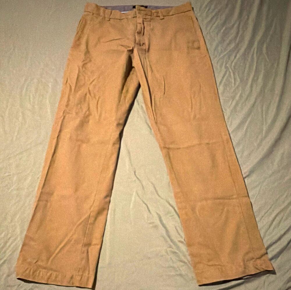 Banana Republic Men’s Chino Pants 31x30 Tan Khaki Straight Leg Casual Preppy